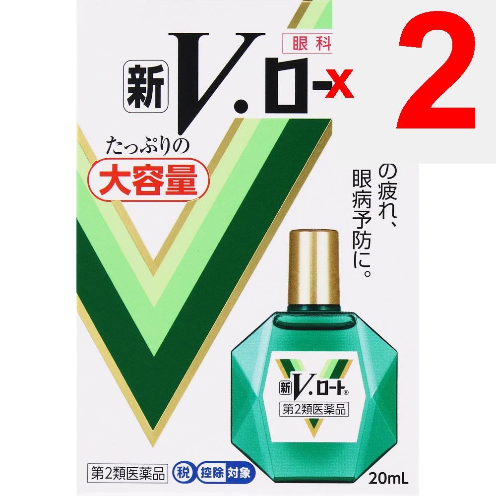 Rohto V-Roth New 20ml Eye Strain & Fatigued Eyes Eye Drops Indications: Eye Fatigue, Prevention of Eye Diseases (e.g., After Swimming, When Dust or Sw