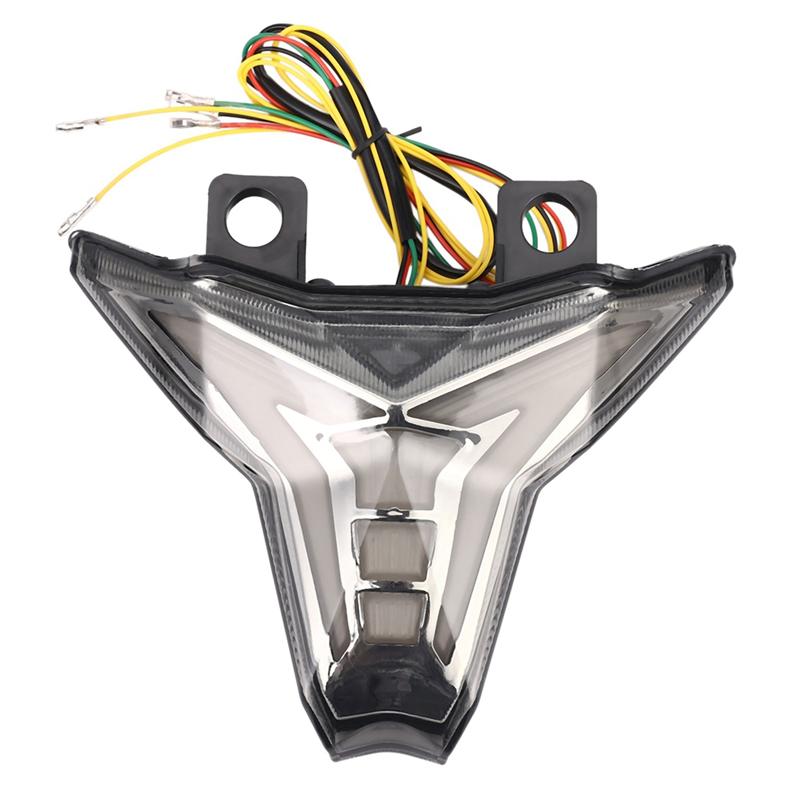 ABLZ-Motorcycle LED Rear Lights Rear Brake Light Steering Signal Assembly For CQS Kawasaki 2014-2016 Z1000 2016 Parts Accessorie