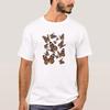 A Flight Of Butterflies T Shirt Vintage Unisex Fashion Homme Stretched Stylish Top For Everyday Wear Streetwear