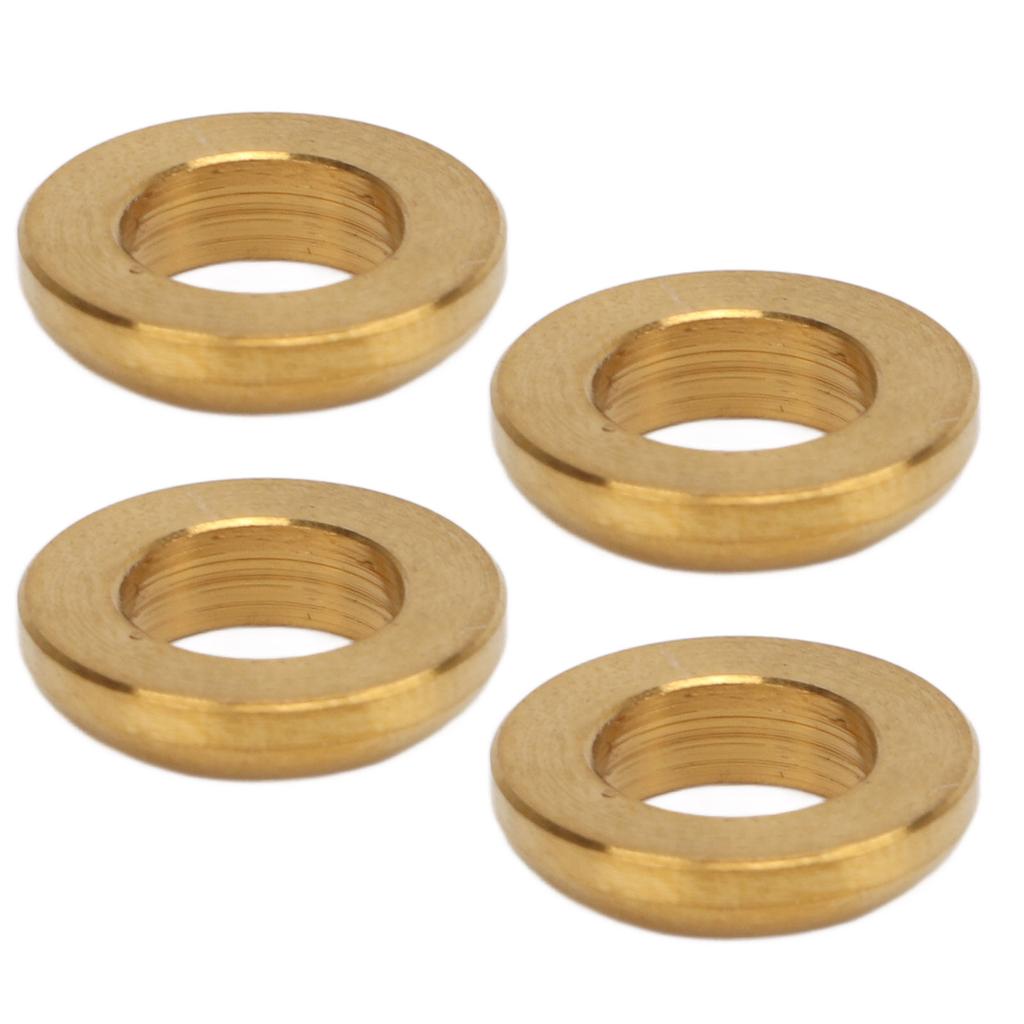 4Pcs Bicycle Gasket High Toughness Corrosion Resistance No Rust Compact Lightweight Convex Washer Spacer for BikeGold