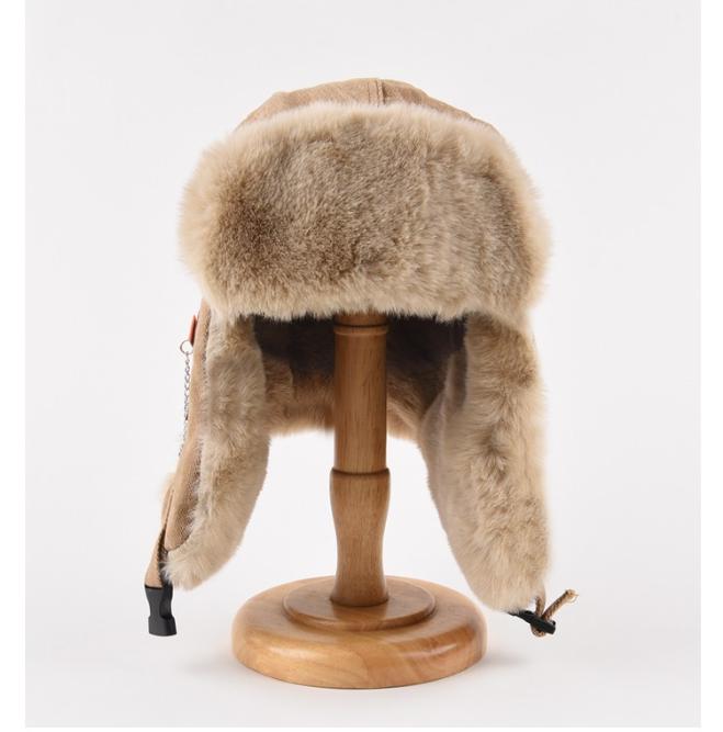 Winter Thick Cotton Hat Warm Ear  Hat Riding Electric Bike Cold-proof Skiing Flight Hat