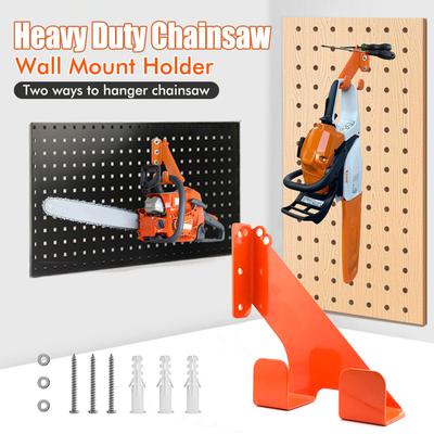 Chainsaw Wall Mount Holder Metal Heavy Duty Chainsaw Hooks Wall Mount Chainsaw Rack Heavy Duty Bracket for 009 360 Chainsaws