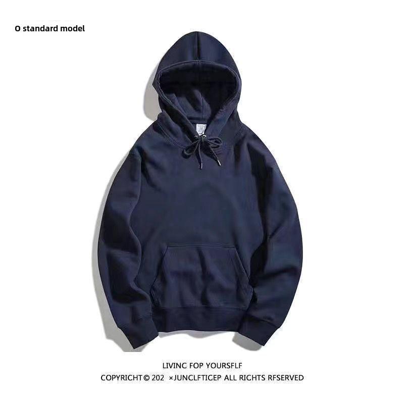 Dark Green Heavy High-Gloss Oversized Velvet Hooded Sweater for Men and Women