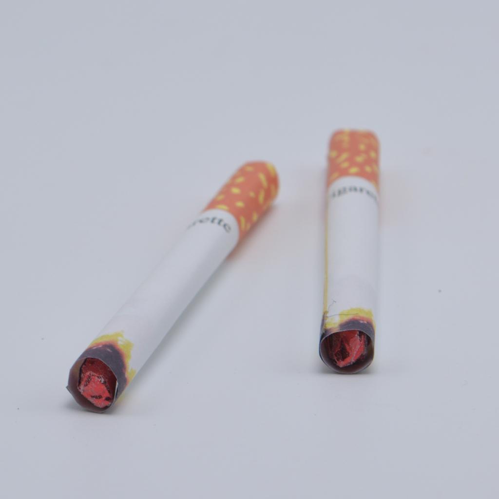 Rubber Fake Cigarettes Multi Color Magical Prop Funny Party Prank Toy Cigarette Prop for Theatrical Events