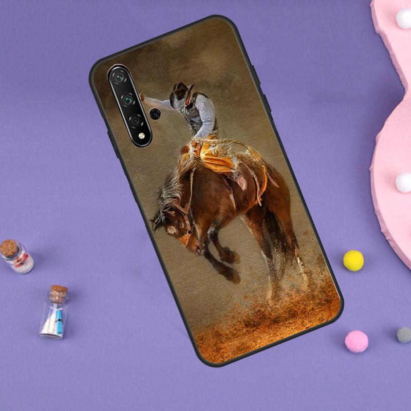 Extreme Sport Rodeo Cowboy For Huawei Nova 5T 9 10 SE 7i 8i 11i 12i Y60 Y61 Y70 Y72 Y73 Y90 Y91 P20 P40 P30 Lite Case