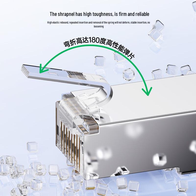 BIAZE CAT7 Abgeschirmter RJ45 Netzwerkstecker
