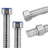 4-point 304 Stainless Steel Corrugated Pipe Inlet Hose Water Heater Hot and Cold Explosion-proof Metal Hose Inlet Pipe