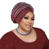 Handmade Diamonds Women's Turban Cap