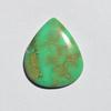 Natural Chrysoprase Gemstone Cabochon - Loose Semi Precious Stone 25 Carats Pear Shape 31x26 mm, Jewelry Craft Supply