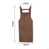 Adjustable with Pockets Men Women Bib Chef Barber for Baking Grilling Painting Salon Home