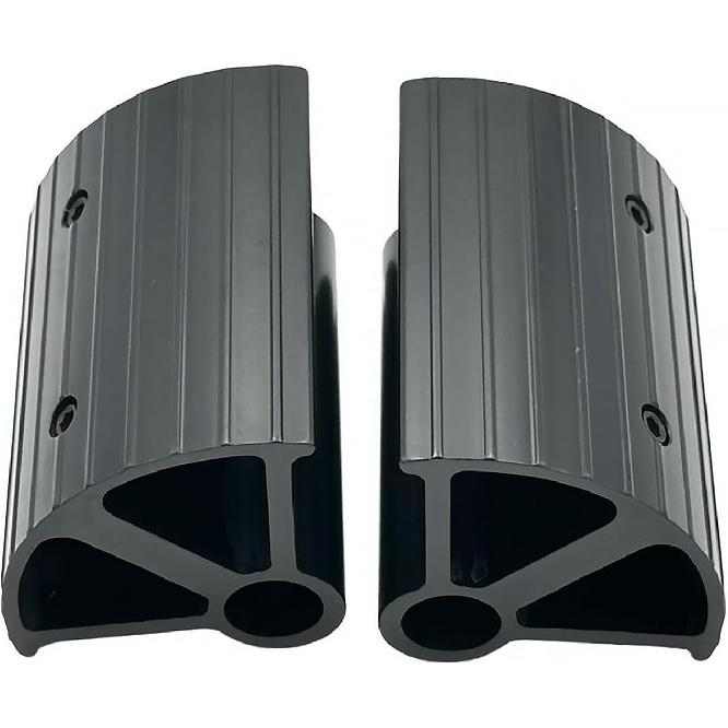 

1 Pair Go Kart Aluminum Accelerator Pedal Extenders, Ergonomic Kart Brake Pedal Accessories (Black) чёрный