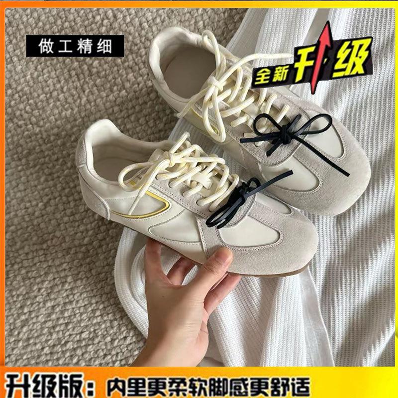 Версия из коровьей кожи~ Женские осенние новые универсальные спортивные и повседневные мягкая подошва детские из натуральной кожи 40