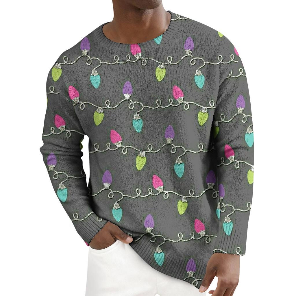 GPB-DDMTT01 Imitation Mink Pullover Sweater 3D Printing Universal for Men and Women