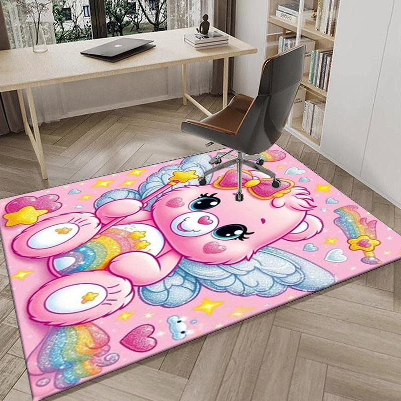 Rainbow Bears  Carpet, Chair Rug,Rug for Office Bedroom living rooms, Doormat decor Fan Gift Christmas Gift