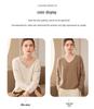 2024 Autumn/Winter Women's Cashmere V-Neck Loose Knit Pullover Sweater - Long Sleeve, Lazy Style Fashion
