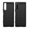 For Sony Xperia 5 IV Case For Sony Xperia 5 IV Cover Back Soft TPU Bumper Carbon Fiber Phone Case For Sony Xperia 5 IV Fundas
