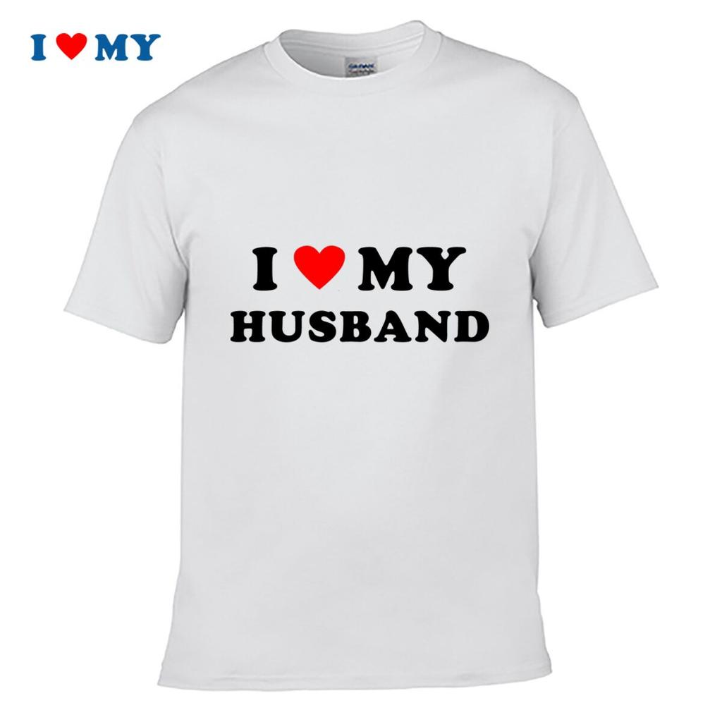 I Love My Husband Tshirt Comfortable Cotton Crew Neck Tee For Unisex Ideal Gift For Any Occasion