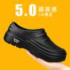 Men's large size sandals fashion casual kitchen work shoes waterproof restaurant chef shoes foot cover comfortable bag head slippers