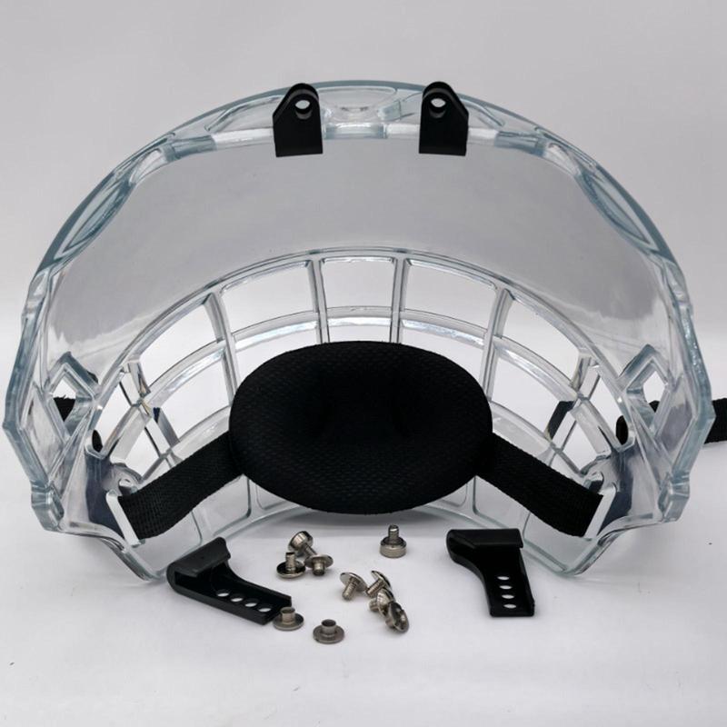 

Ice Hockey Helmet Full Shield Visor Replacement Breathable Practical Durability Professional Easy to Install Accessory Anti Fog