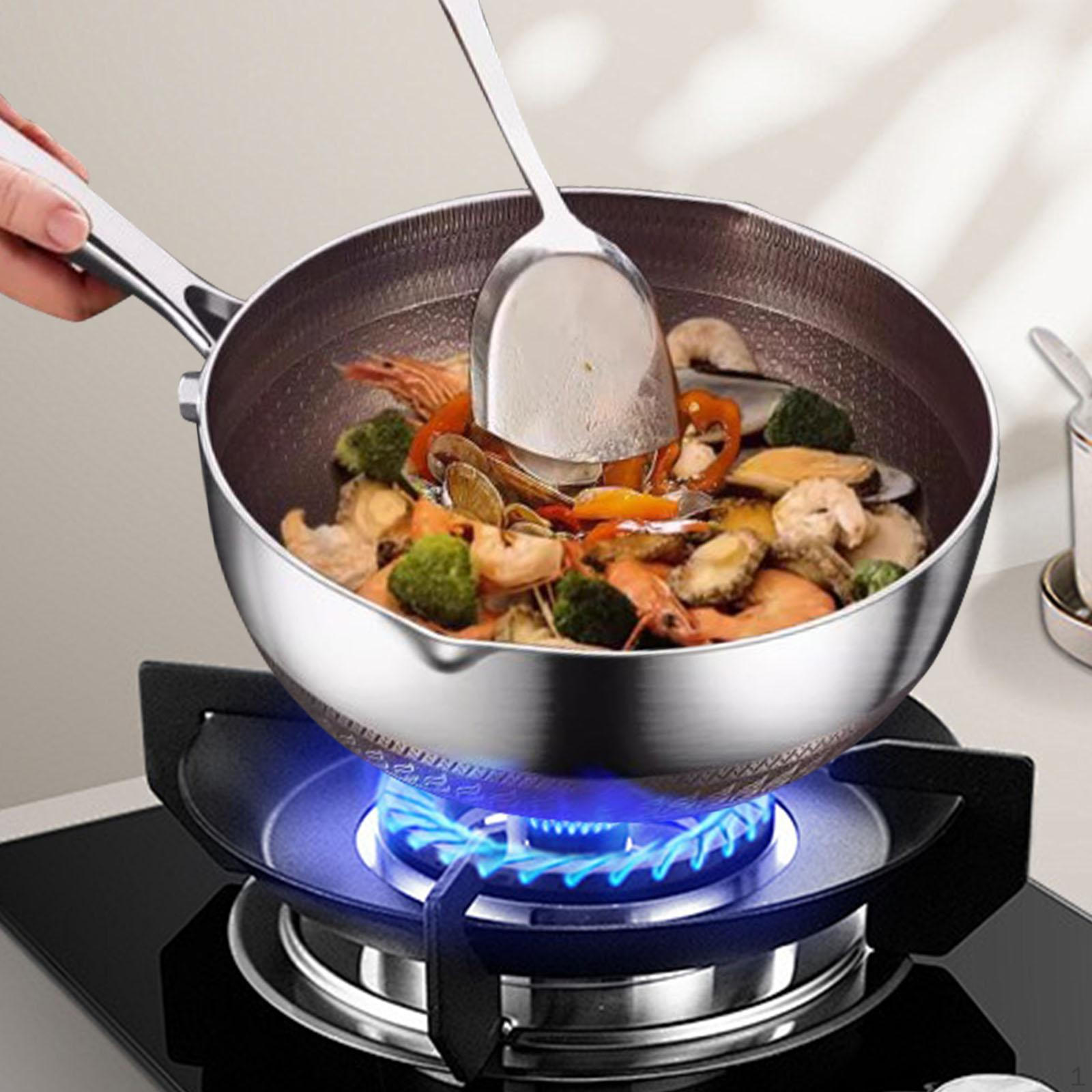 

Соусница с подогревом масла с антипригарным покрытием, кастрюля для молока, суповая кастрюля, домашнее использование для кухни 20cm