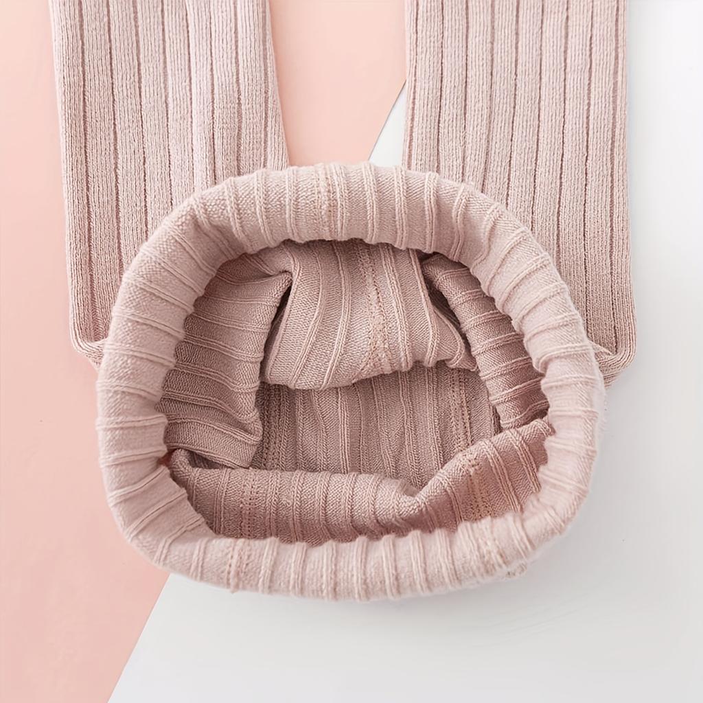 4 páry dívčích punčocháčů, jednobarevné, pružná pletenina, směs polyesteru, pouze ruční praní, punčocháče pro batolata a děti, módní doplněk k šatům