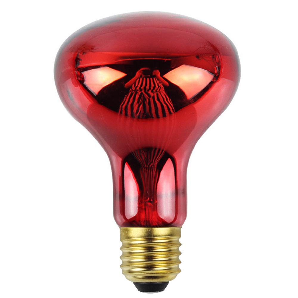 Infrared Neodymium Heating Bulb: 30W/40W/60W/100W/150W, Black, R63/R80/R95