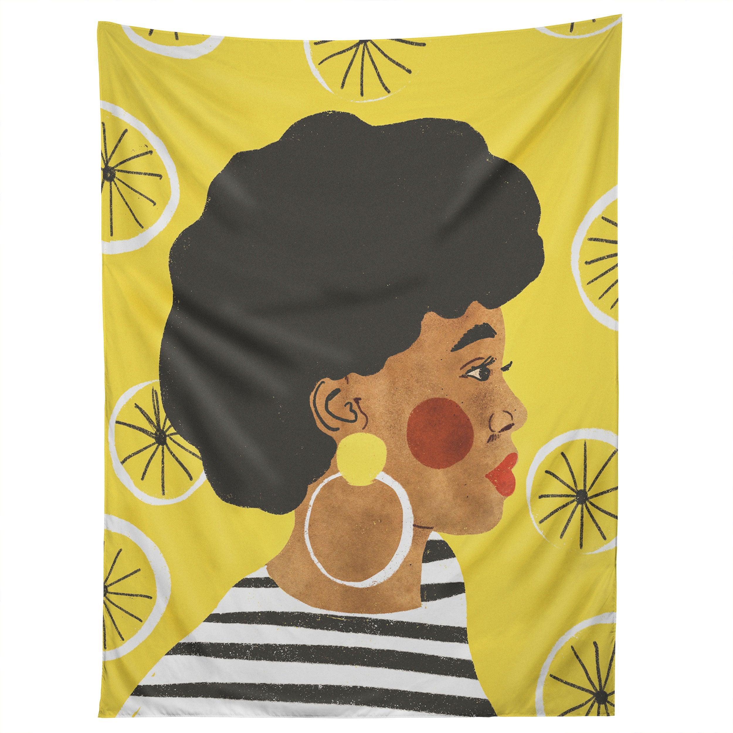 LEMONADE I tapestry 75x100