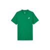 Sportswear Club Logo Besticktes Kurzarm-T-Shirt Herren Tops Grün AR4999-365
