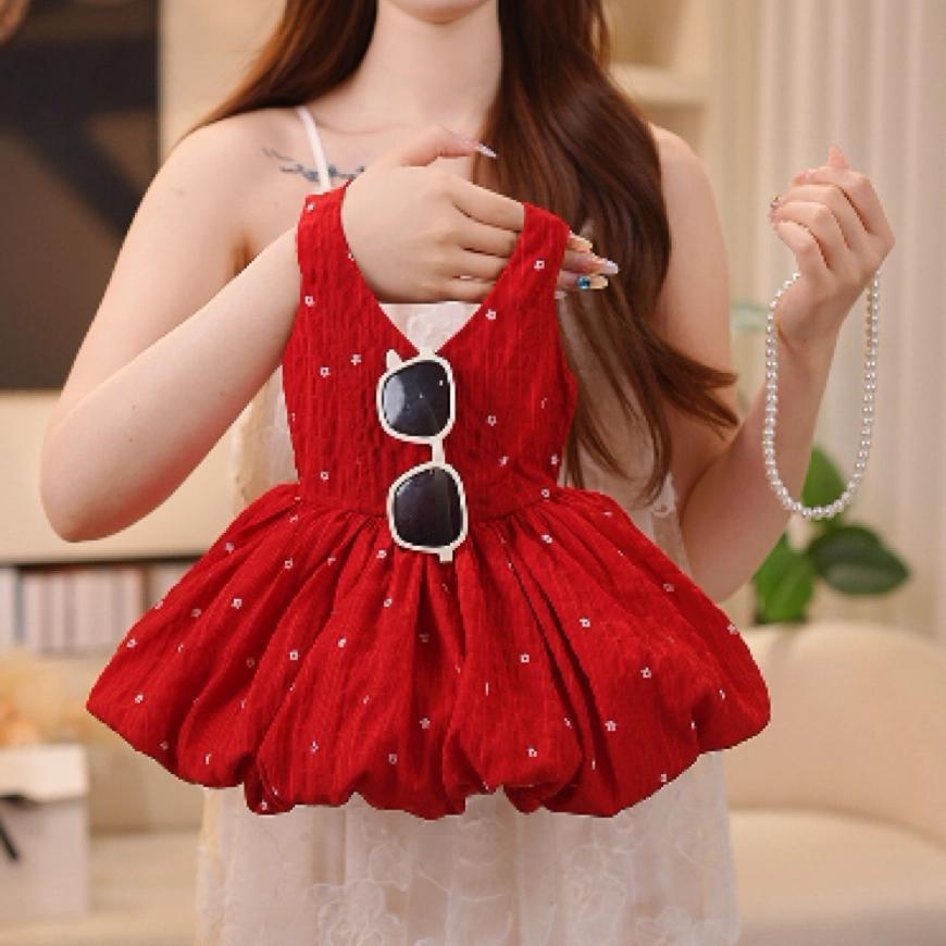 2026 Mädchen Klebreis Lässiges Prinzessinnenkleid - Aufgeblasster Sommerrock