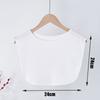 Solid Color Fake Collar Brushed False Collar Base Decorative Detachable Shirt Collar  Home Wear