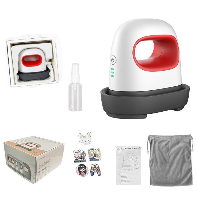 Easy Heat Transfer Machine Mini Heat Press Machine for Tshirt/Hat Small Logo for Perler Beads