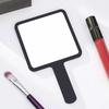 Portable Travel Makeup Mirror With Plastic Handle - Square Vanity Mirror, Perfect Gift, Suitable For Women, Beauty Accessory