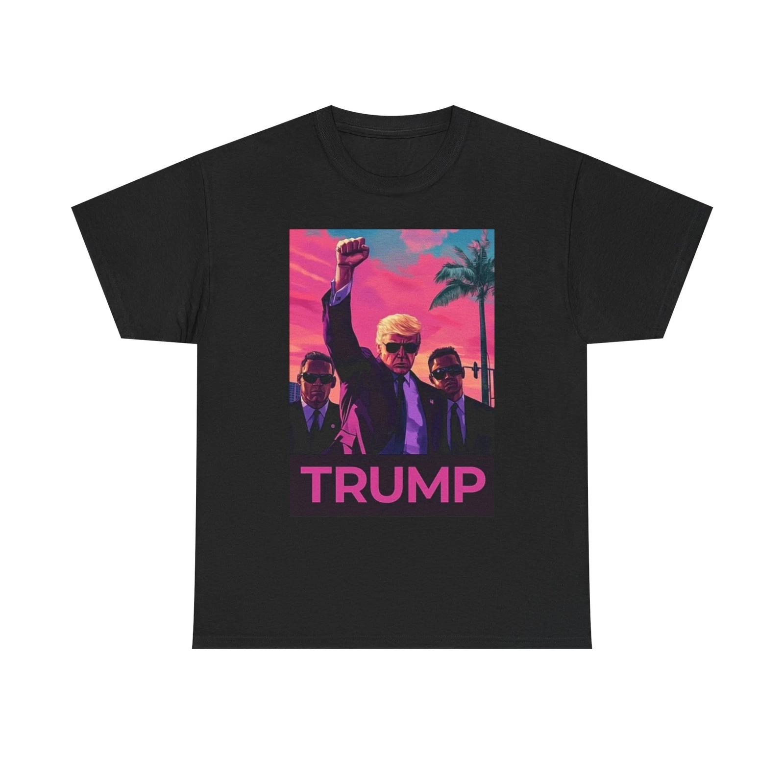 Men s and Women s T-shirts Trump Fight Graphic XXXL