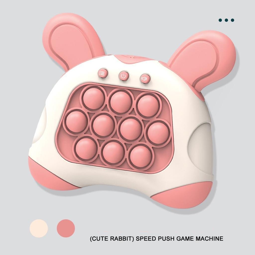 Quick Push Game Console Children/Adults Stress Relieving Toy Fingertip Pressingcompetition Game Party Game Console Birthday Gift