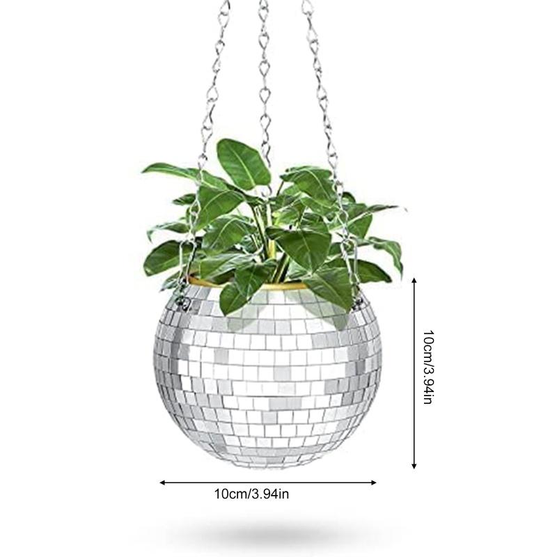 Květináč Disco Koule Zahradničení Kreativní Závěsný Koš Zrcadlová Koule Květináč Disco Květináč