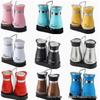 Stainless Steel Glass Seasoning Shaker Set