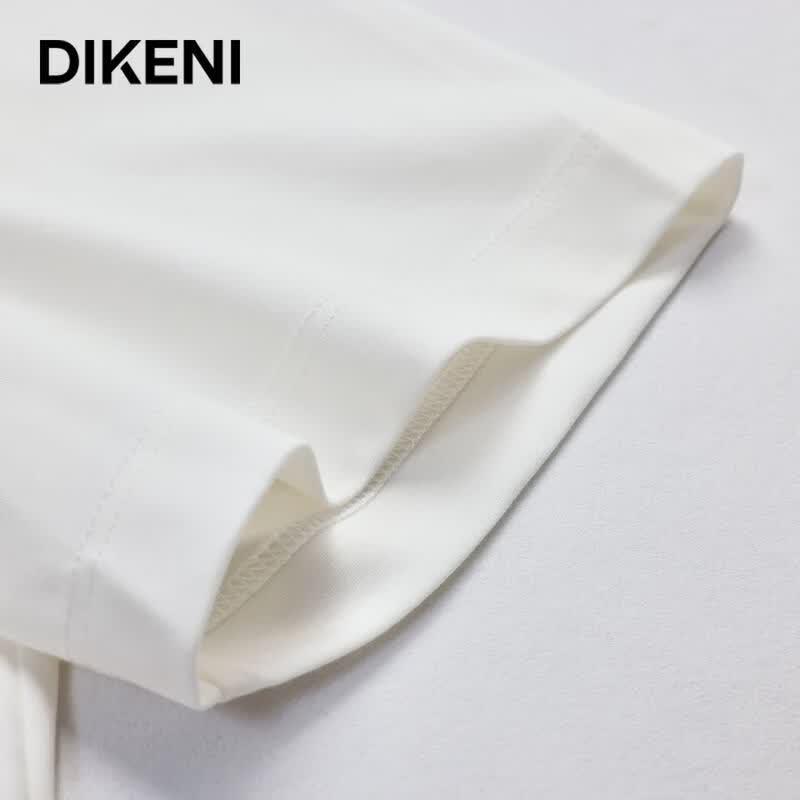 DIKENI Men's Casual Tencel Blend Short Sleeve T-Shirt