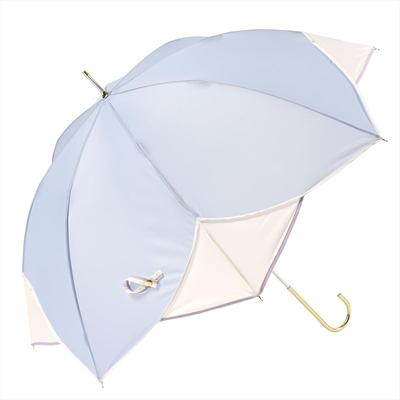 Nifty Colors Long Umbrella with Flower Piping 1643SX