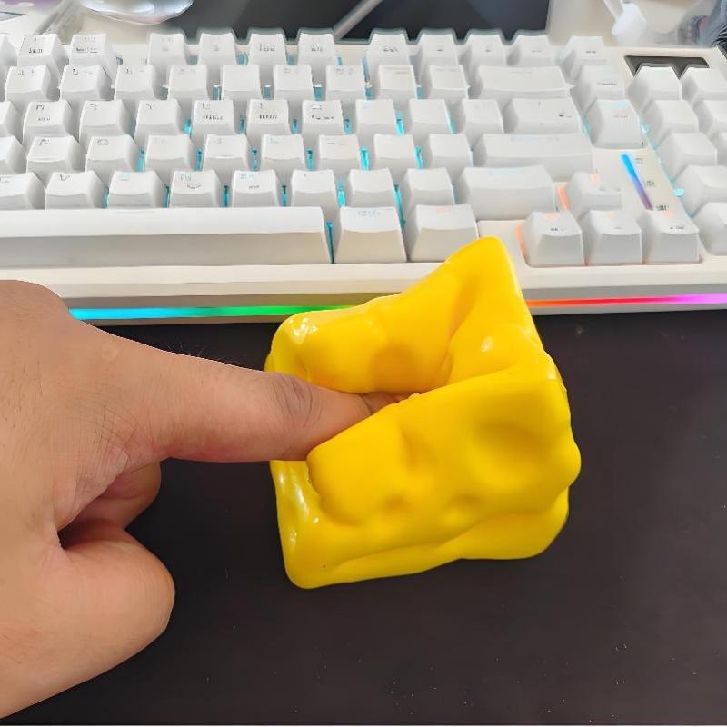 Stress Relief Cheese Toy Elastic Squeeze Toy Slow Rebound Anxiety Relief Anti-Stress Funny Toy Decompression