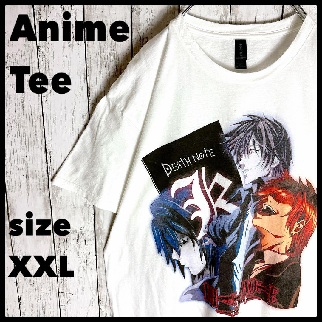 

[Б/У] Аниме-футболка Death Note L Ягами Лайт L аниме винтаж XXL