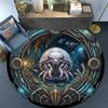 Underwater Prehistoric Marine Life Round Area Rug Under Office Chairs Bedroom Living Room Home Decor
