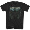 LAMB OF GOD Cd Lgo CROW 2 Official SHIRT LRG New Omens Wrath Ashes of the Wake