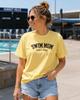 Embroidery Swim Mom T-Shirt | Swim Team Mom Shirt, Racing Waves Tee
