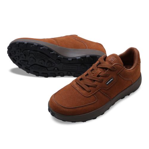 [Harvard Shoes] Bagel Suede Sneakers Brown 24_bagel-br