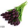 5/10pcs PU Tulip Simulation Flower Artificial Flowers Fake Tulips Real Touch Flower Arrangement Bouquet for Home Wedding Decor