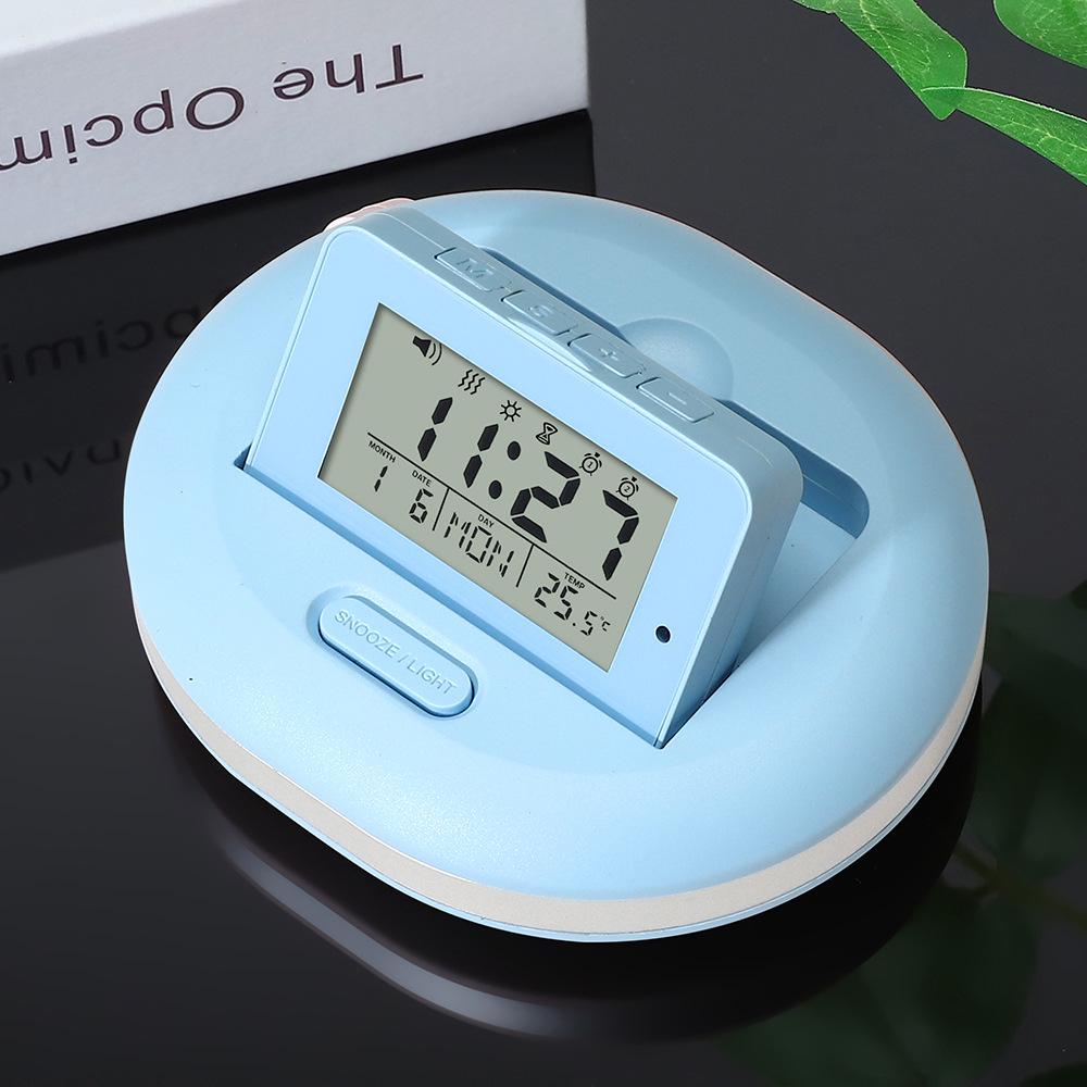 Silent Vibration Alarm Clock with Night Light for Students - Multi-functional Wake-up Timer