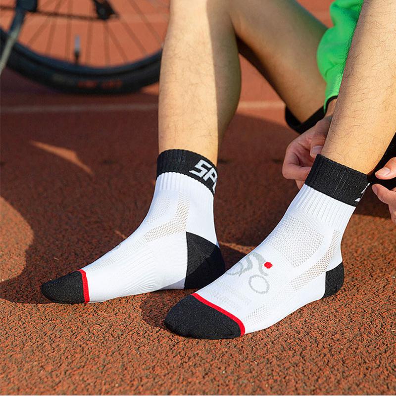 6x Paire de chaussettes respirantes en coton anti-friction