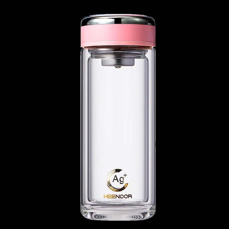 Sino XN-1951 Double-Layer Glass Tea Cup with Filter