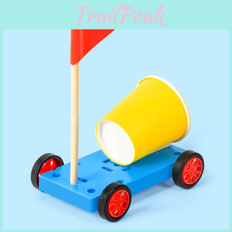 Science Experiment Diy Wind Car Kit For Kids Educational Physics Toy For Stem Learning