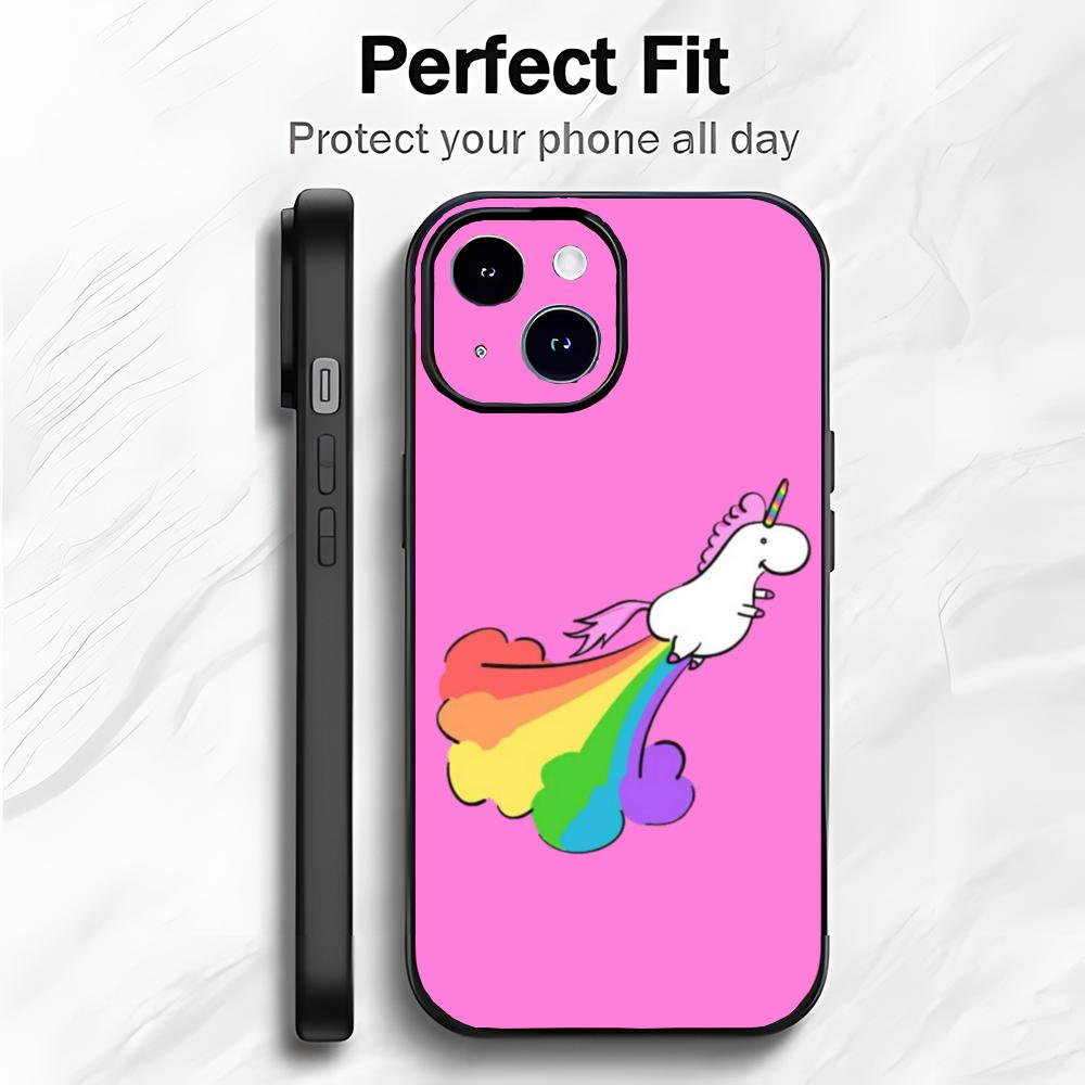 Cute Baby Unicorn Phone Case Phone Case Soft Packaging Lightweight For iPhone17 16 15 14 13ProMax